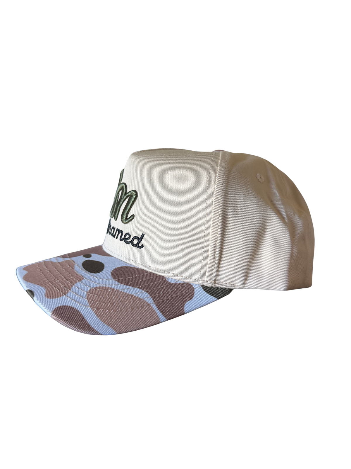 Camo DadNamed Logo Hat — Green & Camo
