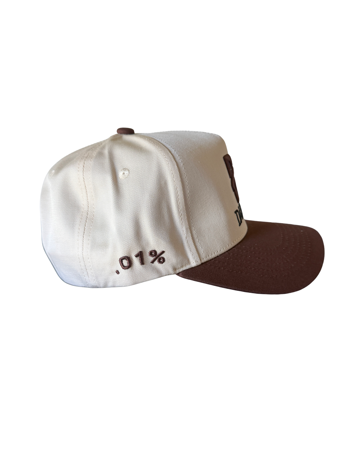 Whiskey DadNamed Logo Hat — Brown & Khaki